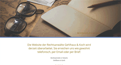 Desktop Screenshot of gehlhaus.de